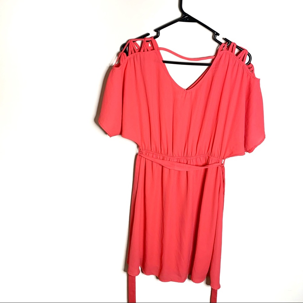 Ya Los Angeles Laced Up Dress